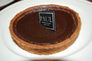 chocolate tart at Paul's