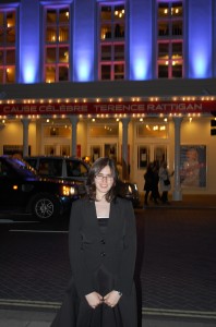 Ida outside Old Vic