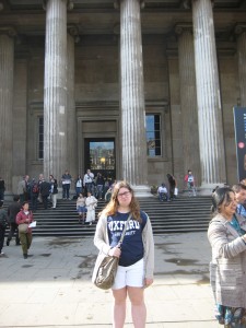 Zelda after day 1 of British Museum